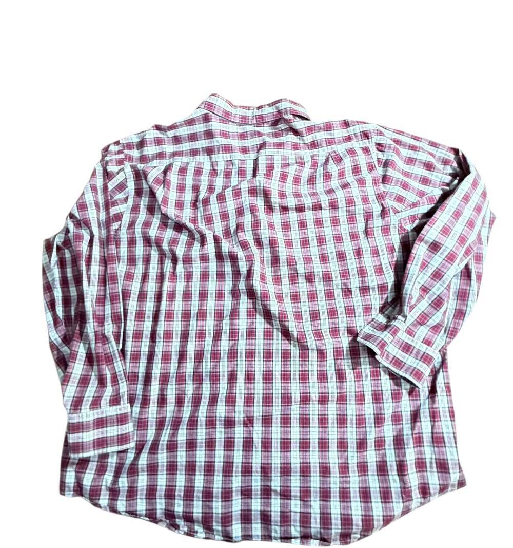 IZOD Jeans Men’s Plaid Button Down Shirt XL 100% Cotton Long Sleeve - Picture 2 of 6